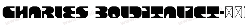 Charles BoldItalict字体转换